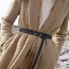 Dünner Umi Belt Edition Strukturiertes Schwarz