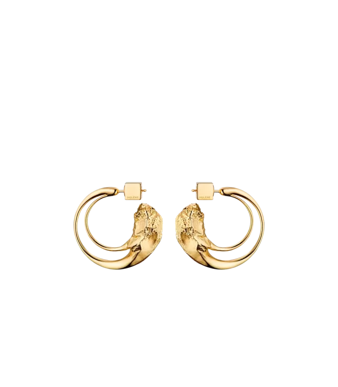 Eroz Creolen Edition 24 Karat Gold vergoldet