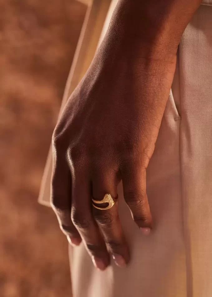 Eroz Fine Ring Edition 24 Karat Gold vergoldet