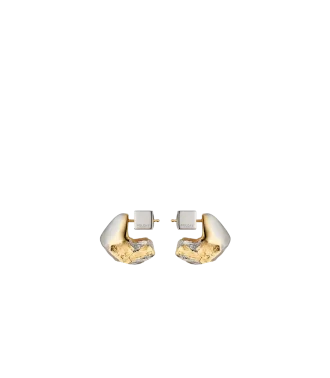 Eroz Ohrstecker Edition Duo Palladium mit 24 Karat Vergoldung
