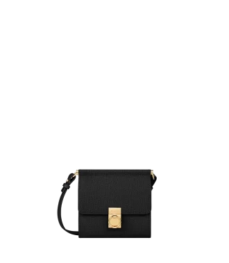 Numéro Sept Crossbody Wallet Edition Strukturiertes Schwarz