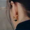 Éole Curled Earrings Edition vergoldete Edition