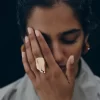 Éole Draped Ring Edition 24 Karat Gold vergoldet